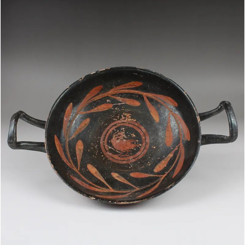 Obverse, for Greek, South Italic Colonies - Apulia — Kylix with a swan — 4th Century B.C, 4th Century B.C