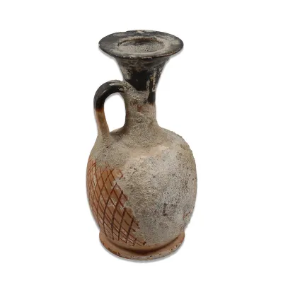 Obverse, for Greek, Campanian — Lekythos with net pattern — 4th Century B.C, 4th Century B.C