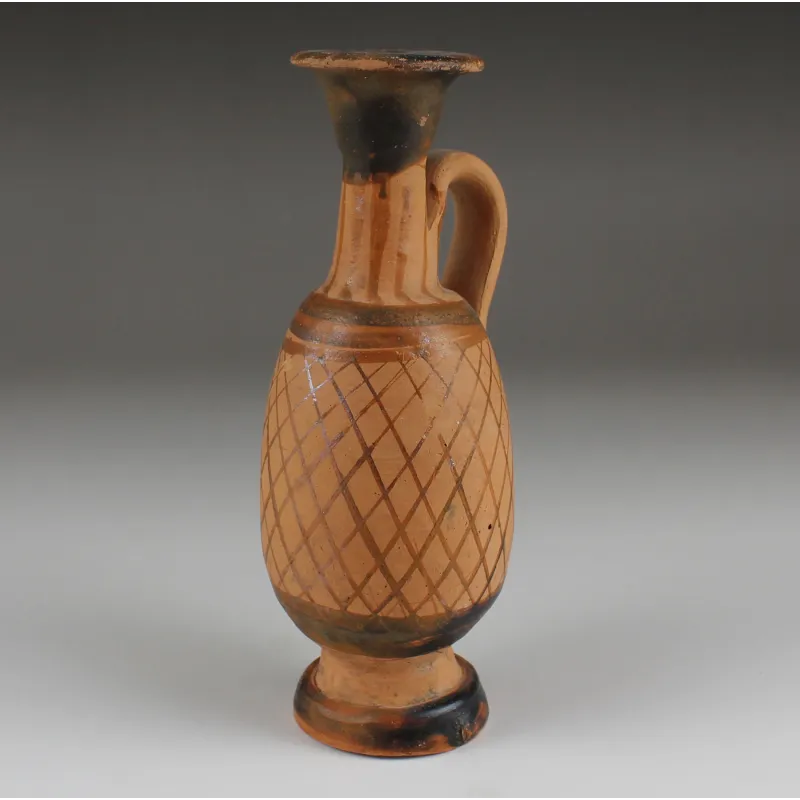 Avers, pour Grec — Lekythos with net pattern — 4e siècle av. J.-C., 4e siècle av. J.-C.