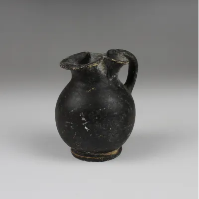 Obverse, for Greek, Apulian — Miniature oinochoe — 4th Century B.C, 4th Century B.C