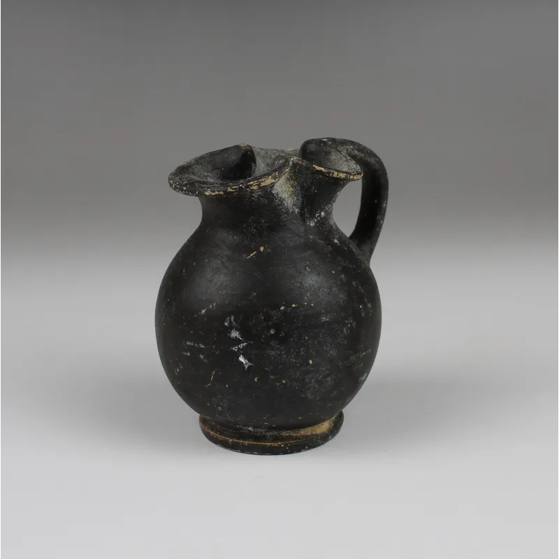 Obverse, for Greek, Apulian — Miniature oinochoe — 4th Century B.C, 4th Century B.C
