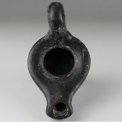 Obverse, for Greek — Oil lamp, Type Apulian and Cnidian — 2nd Century B.C, 2nd Century B.C