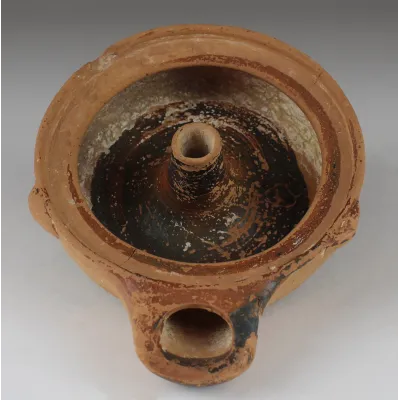 Obverse, for Greek — Oil lamp, Type Howland 22 A — 4th Century B.C, 4th Century B.C