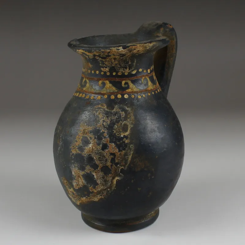 Obverse, for Greek, Gnathia — Olpe — 4th Century B.C, 4th Century B.C