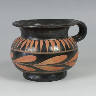 Obverse, for Greek, Apulian — Miniature olpe — 4th Century B.C, 4th Century B.C