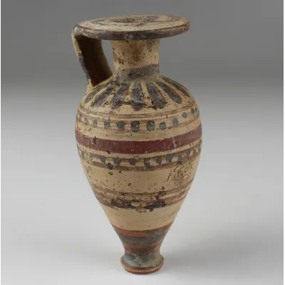 Obverse, for Greek, Etrusco - Corinthian — Piriform aryballos — 6th Century B.C, 6th Century B.C