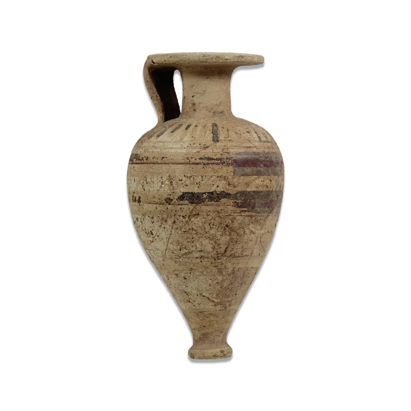 Obverse, for Greek, Etrusco - Corinthian — Piriform aryballos with bands decoration — 6th Century B.C, 6th Century B.C