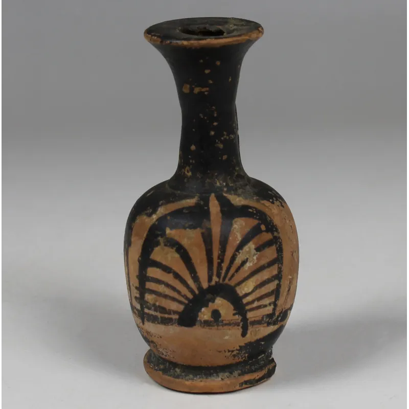 Obverse, for Greek — Squat lekythos with palmette — 5th - 4th Century B.C, 5th - 4th Century B.C