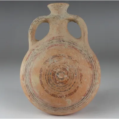 Avers, pour Iron Age, Cypriot — Pilgrim's Flasque — 1100 - 900 av. J.-C., 1100 - 900 av. J.-C.