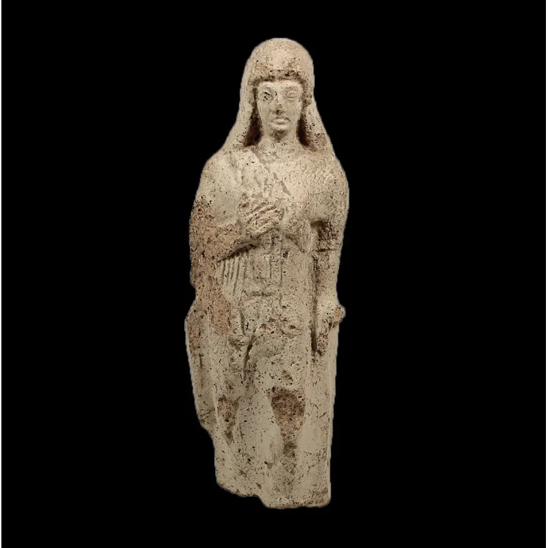 Obverse, for Iron Age, Cyprus — Statuette of a Kore — 7th - 5th Century B.C, 7th - 5th Century B.C