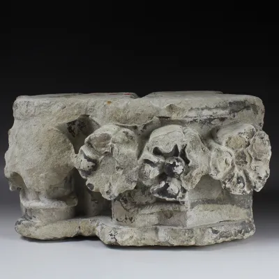 Obverse, for Medieval, France — Capital with flower decoration — 14th Century A.D, 14th Century A.D
