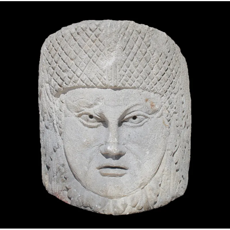 Obverse, for Roman, Gaul — Angular mask — 3rd - 4th Century A.D, 3rd - 4th Century A.D