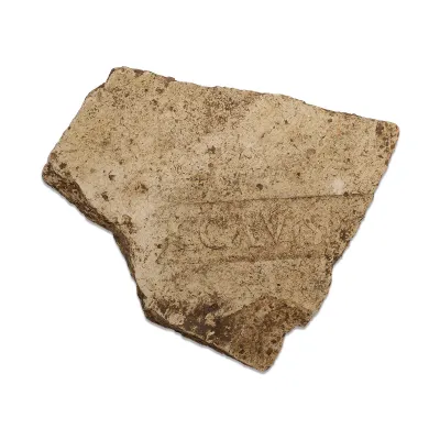 Avers, pour Romain — Brick with inscription 'CCAVIS[...]' — Ier siècle ap. J.-C., Ier siècle ap. J.-C.