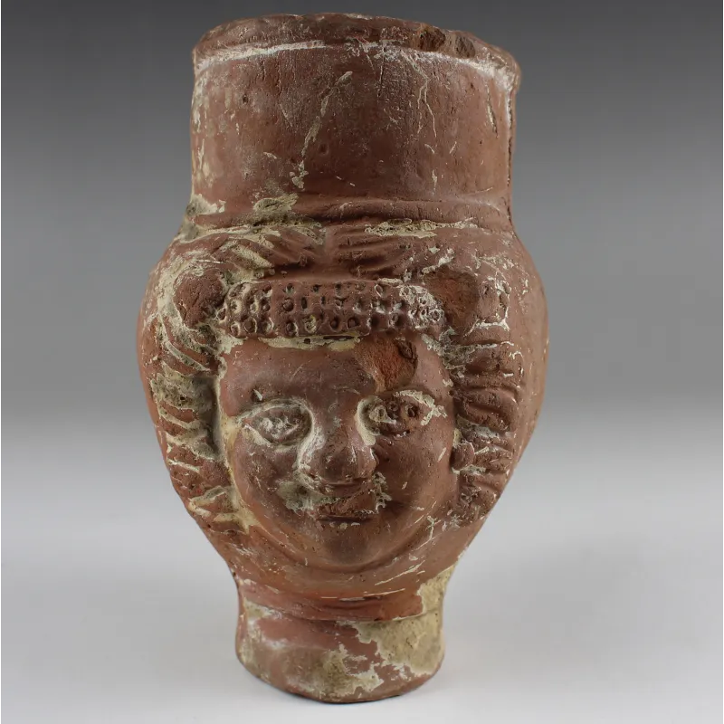 Obverse, for Roman — Double head-shaped bottle — 3rd - 4th Century A.D, 3rd - 4th Century A.D