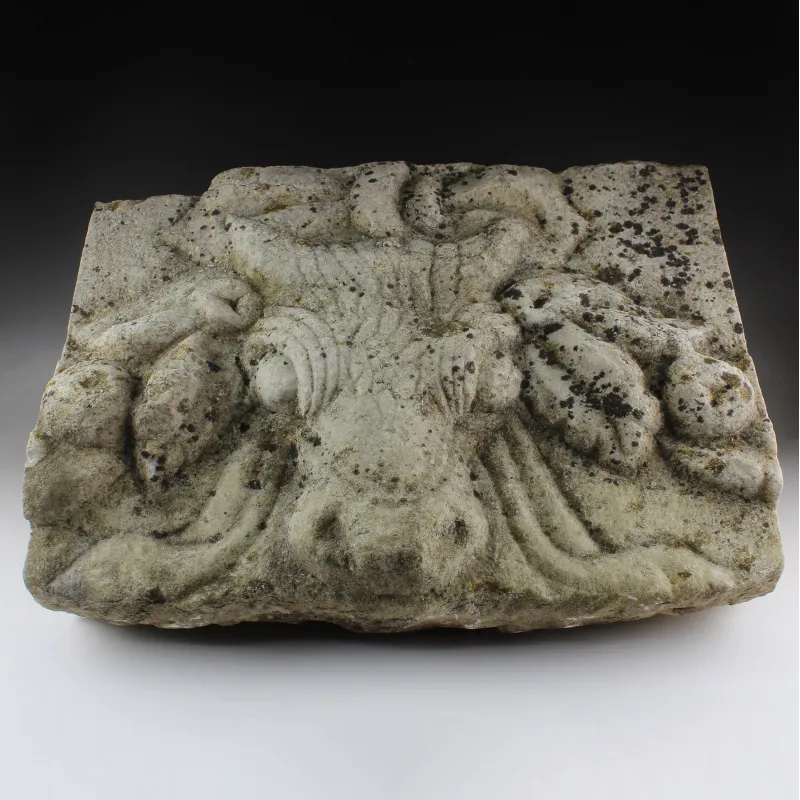 Avers, pour Roman, possibly Turkey — Fragment of Bucranium — 2e - 3e siècle ap. J.-C., 2e - 3e siècle ap. J.-C.