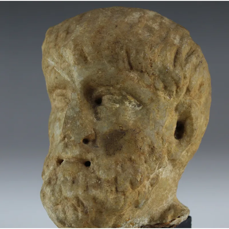 Obverse, for Roman — Head of a bearded man — 2nd Century A.D, 2nd Century A.D