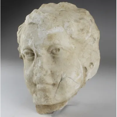 Obverse, for Roman — Head of a boy (fragment) — 2nd - 3rd Century A.D, 2nd - 3rd Century A.D