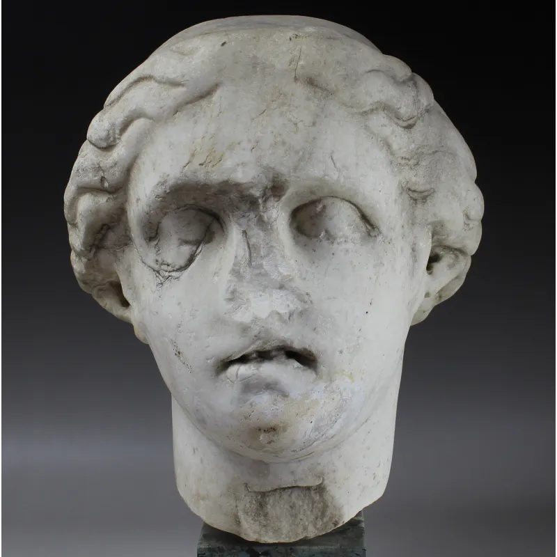 Obverse, for Roman — Head of a goddess — 1st Century B.C - 1st Century A.D, 1st Century B.C - 1st Century A.D