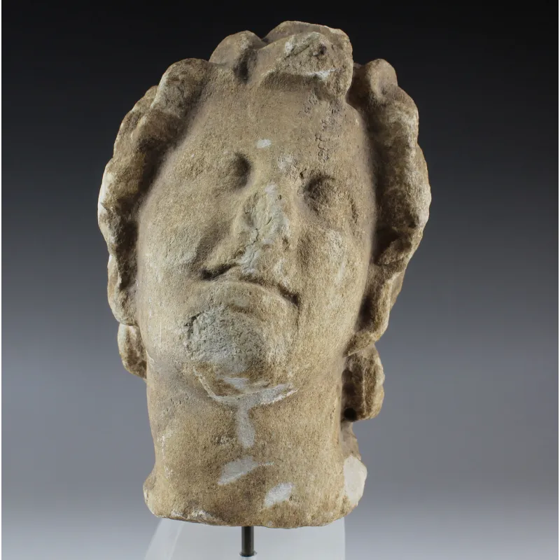 Obverse, for Ancient — Roman head of a Satyr
