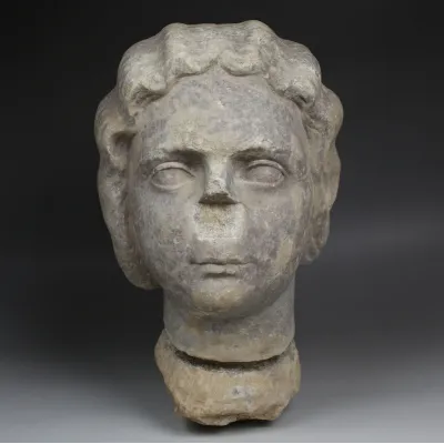 Obverse, for Roman — Head of a woman / Portrait of a princess or an empress, Type Hanovre-Palazzo Corsini — Severan period...