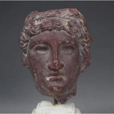Obverse, for Roman — Herm of youthful Bacchus — 1st - 2nd Century A.D, 1st - 2nd Century A.D