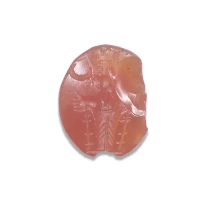 Avers, pour Romain — Intaglio stone depicting Diana of Ephesus — 2e - 3e siècle ap. J.-C., 2e - 3e siècle ap. J.-C.