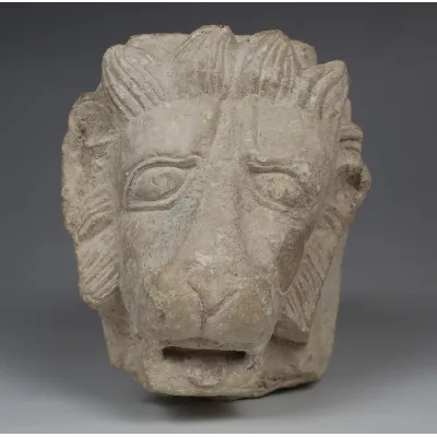 Avers, pour Romain — Lion relief with remains of polychromy — 2e - 4e siècle ap. J.-C., 2e - 4e siècle ap. J.-C.