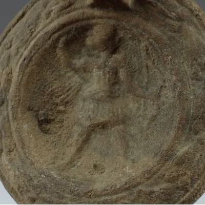 Obverse, for Roman — Oil lamp with Diana with bow, Type Bussière D X 4 — 175 - 250 A.D, 175 - 250 A.D