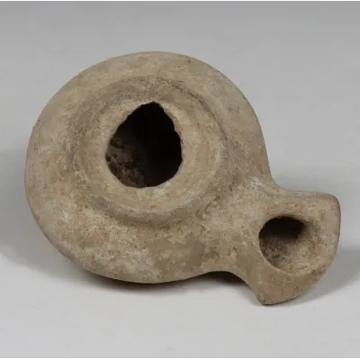 Obverse, for Roman, Judaea — Oil lamp, Type 'Herodian', Kennedy 3, Hadad 4 — 1st Century B.C - 2nd Century A.D, 1st Century...