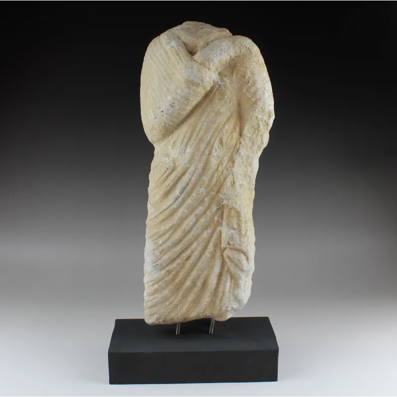 Avers, pour Romain — Statue of a Togatus (man weaBague a toga) — 3e siècle ap. J.-C., 3e siècle ap. J.-C.