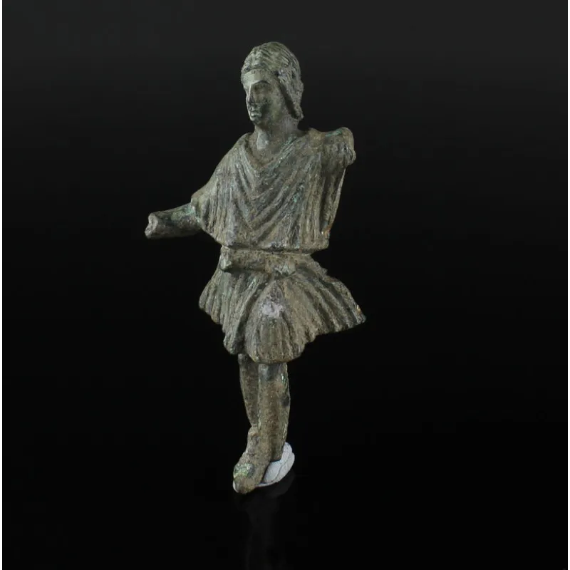 Obverse, for Roman — Statuette of a Lar — 1st - 3rd Century A.D, 1st - 3rd Century A.D