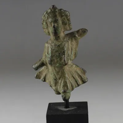 Obverse, for Roman — Statuette of a Lar — 2nd - 3rd Century A.D, 2nd - 3rd Century A.D