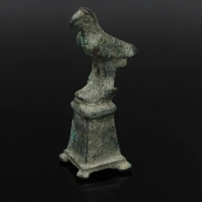 Obverse, for Roman — Statuette of an eagle on pedestal — 1st - 3rd Century A.D, 1st - 3rd Century A.D