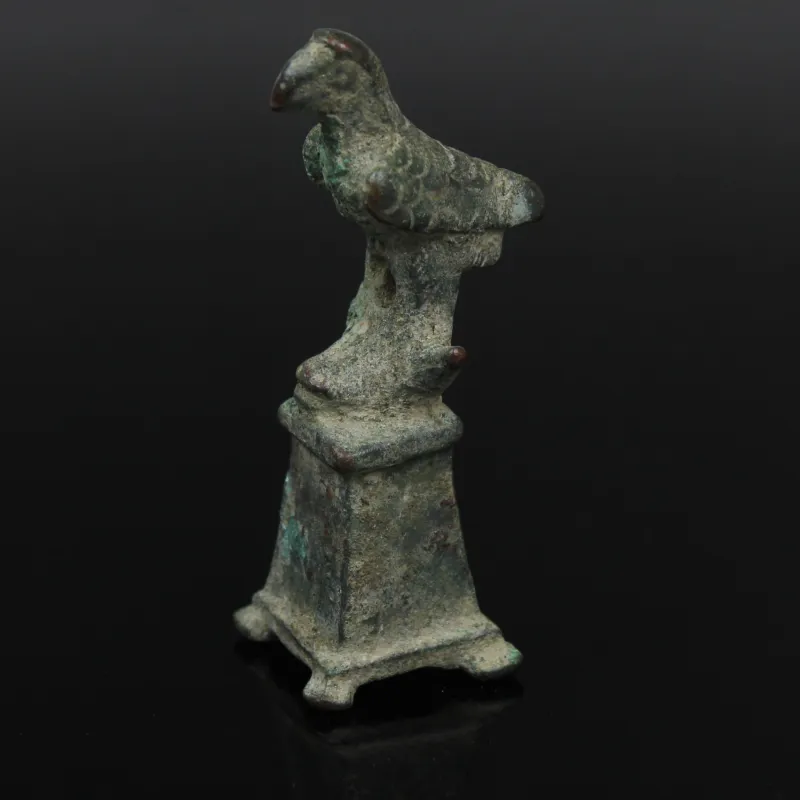 Obverse, for Roman — Statuette of an eagle on pedestal — 1st - 3rd Century A.D, 1st - 3rd Century A.D
