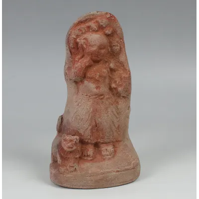 Obverse, for Roman — Statuette of Harpocrates with a dog — 1st Century A.D, 1st Century A.D