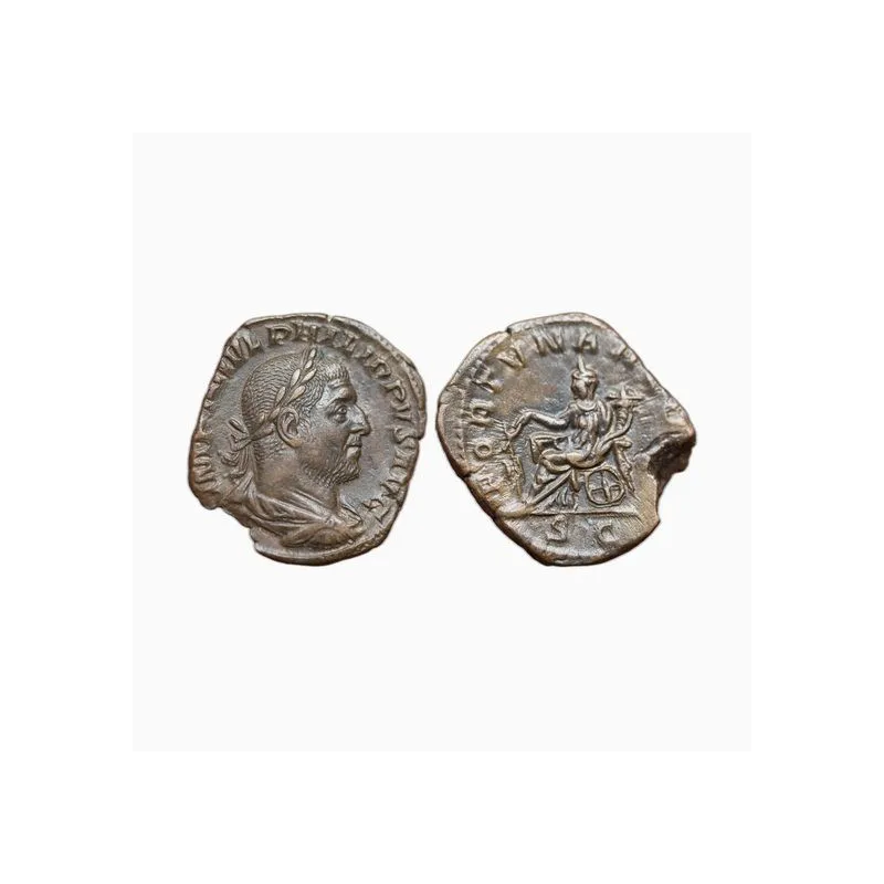 Philippe Ier l'Arabe (244-249). Sesterce, bronze. Rome. - 003391