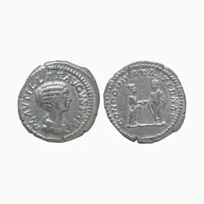 Plautilla, Augusta - Denier au revers CONCORDIAE AETERNAE - 003377