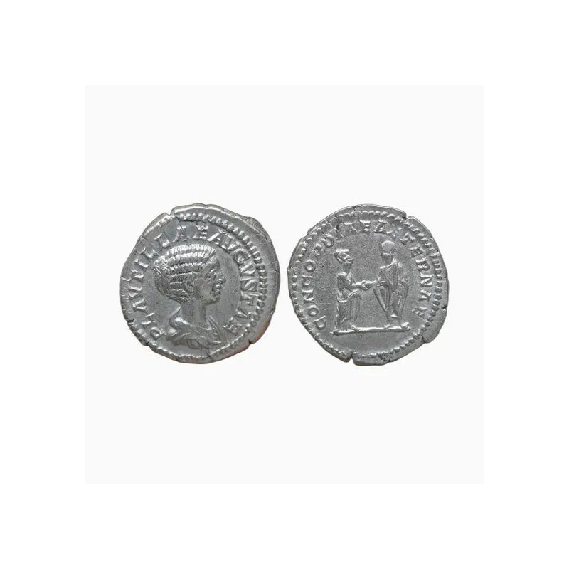 Plautilla, Augusta - Denier au revers CONCORDIAE AETERNAE - 003377
