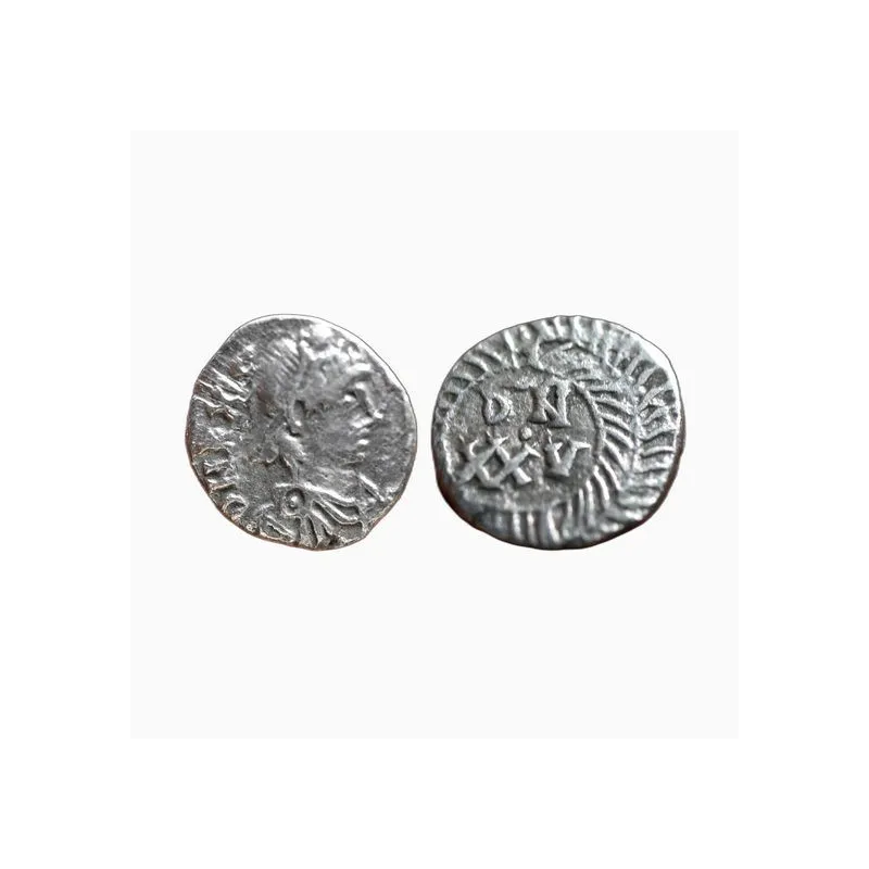Royaume vandale, Gunthamund - 25 deniers (quart de silique) d'argent, Carthage - 003380