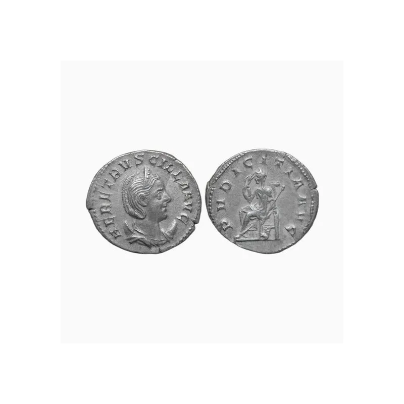 Herennia Etruscilla, Augusta — Antoninien d'argent, Rome, revers PVDICITIA AVG - 003381