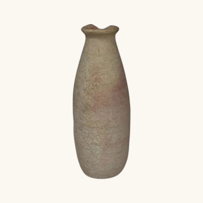 Rome antique – Bocal en poterie Buff (Ier–IVe siècle apr. J.-C.) – Avec certificat d’authenticité - vue 1