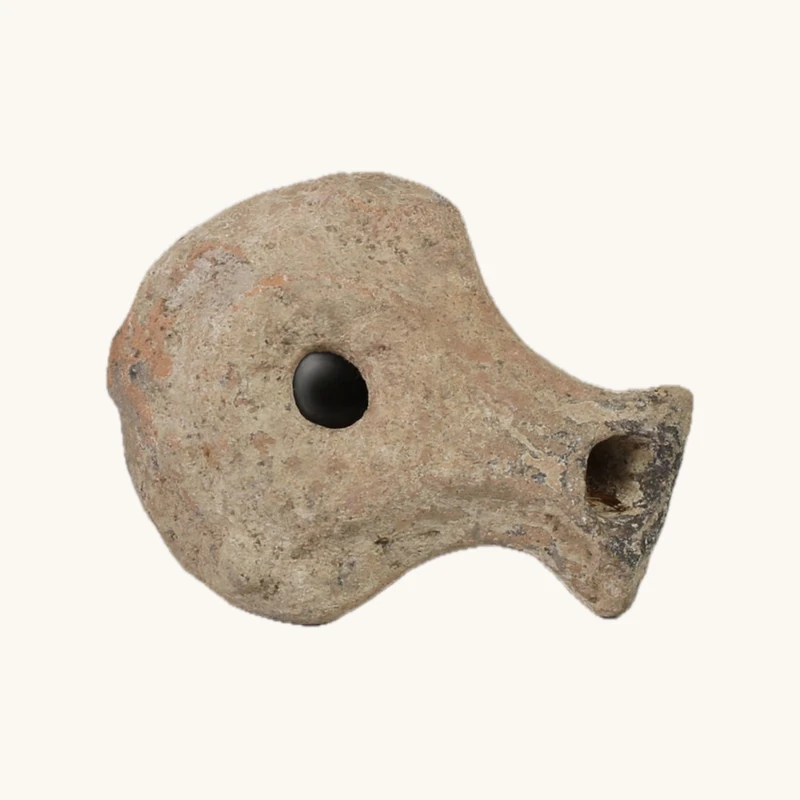 Egyptian ceramic oil lamp – Cahn-Klaiber Type 3.1.6, Ptolemaic period (2nd–1st century BC) - vue 1