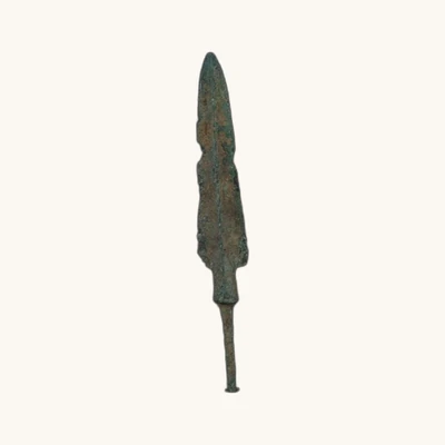 Proche-Orient – Pointe de flèche en bronze (1er millénaire av. J.C) – Avec certificat d’authenticité - vue 2