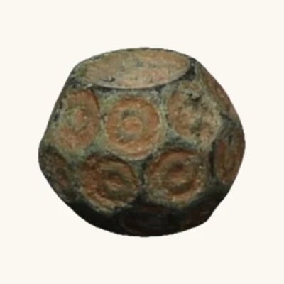 Byzantine Empire – Bronze Polyhedral Weight (10th–13th Century) – With Certificate of Authenticity - vue 1