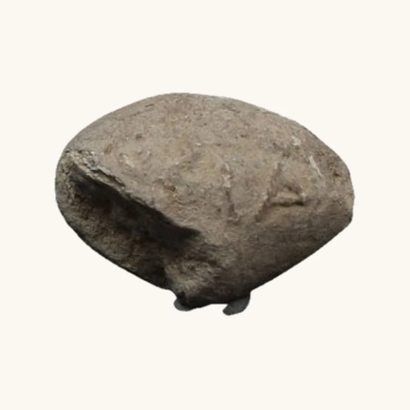 Grec antique mycénien – Balle de fronde en plomb inscrite « ΣIA » – Avec certificat d’authenticité - vue 1