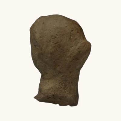 Grèce antique – Tête féminine en terre cuite (IVe–IIe siècle av J.C)– Avec certificat d’authenticité - vue 4