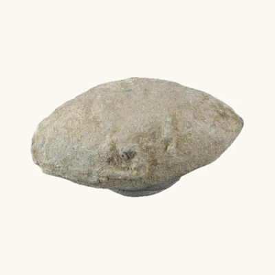 Grèce antique – Balle de fronde en plomb (IVe s. av. J.-C.) – Avec certificat d’authenticité - vue 1