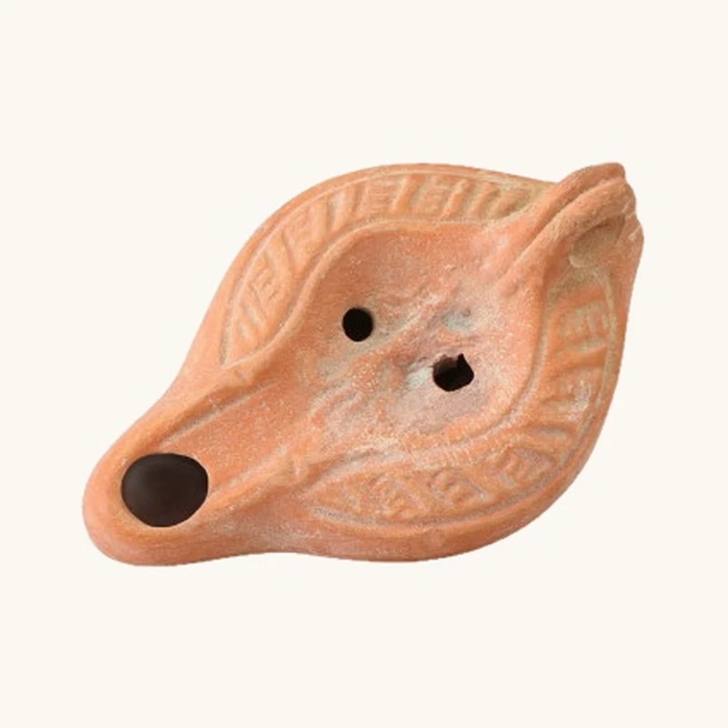 Lampe à huile chrétienne en terre cuite représentant un chien – Type Bussière E VIII 11, Ve–VIe siècle - vue 1