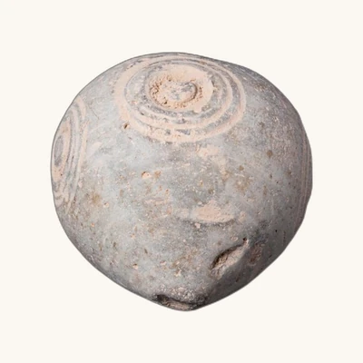 Byzance – Rare Grenade à main en faïence « Feu grec » (IXe–XIe siècle)– certificat d’authenticité - vue 4