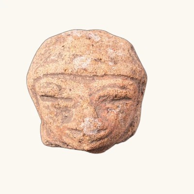 Sumérien – Tête de figurine en céramique (IIIe–IIe mill. av. J.-C.) – Avec certificat d’authenticité - vue 2